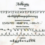 Authenia Font Poster 6