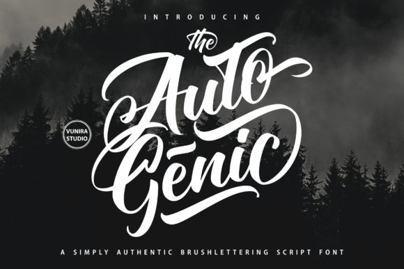 Autogenic Font