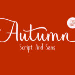 Autumn Mood Font Poster 1