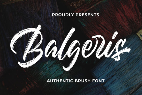 Balgeris Font Poster 1