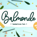 Balmonde Font Poster 1