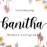 Banitha Font Poster 1