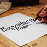 Barcelona Rose Font Poster 6