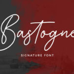 Bastogne Font Poster 1