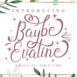 Baybe Evaline Font Poster 1