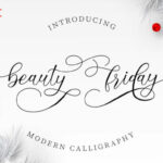 Beauty Friday Font Poster 1