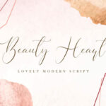 Beauty Heart Font Poster 1