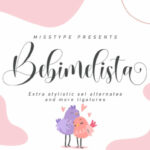 Bebimelista Font Poster 1