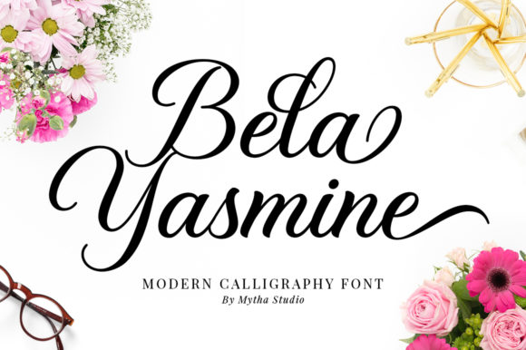 Bela Yasmine Font Poster 1