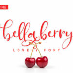Bella Berry Font Poster 1