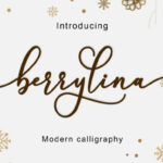 Berrylina Script Font Poster 1