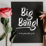 Big Bang! Font Poster 1