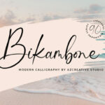 Bikambone Font Poster 1