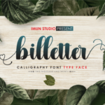 Billetter Font Poster 1