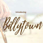 Billytown Font Poster 1