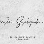 Binetta Signature Font Poster 6