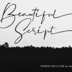 Binetta Signature Font Poster 9