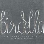 Birdella Font Poster 1