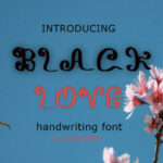 Black Love Font Poster 1