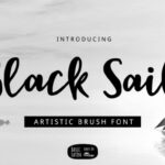 Black Sail Font Poster 1