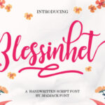 Blessinhet Font Poster 1