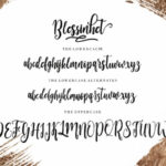 Blessinhet Font Poster 7