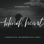 Blind Heart Font Poster 1