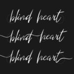 Blind Heart Font Poster 8