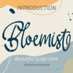 Bloemist Font Poster 1