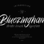 Bluezingham Font Poster 1