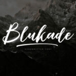 Blukade Font Poster 1