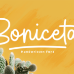 Boniceta Font Poster 1