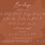 Bonstage Font Poster 15