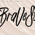 Bravest Font Poster 1