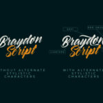 Braydon Font Poster 9