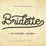 Bridette Font Poster 1