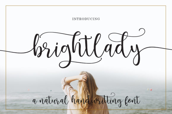 Brightlady Font Poster 1