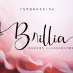 Brillia Font Poster 1