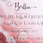 Brillia Font Poster 8