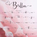 Brillia Font Poster 9