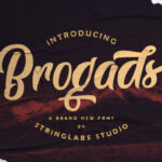 Brogads Font Poster 1