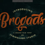 Brogads Font Poster 16