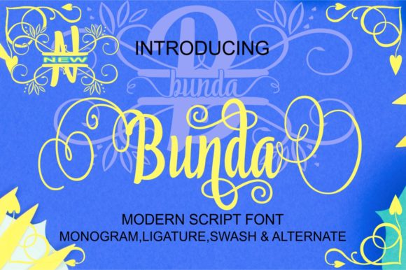 Bunda Font Poster 1