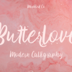 Butterlove Font Poster 1