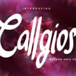 Callgios Font Poster 1