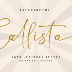 Callista Font Poster 1