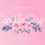 Candela Font Poster 1