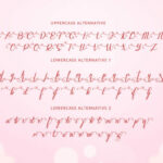 Canding Love Font Poster 9