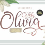 Candy Olivia Font Poster 1