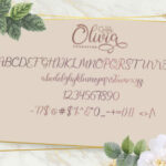 Candy Olivia Font Poster 6